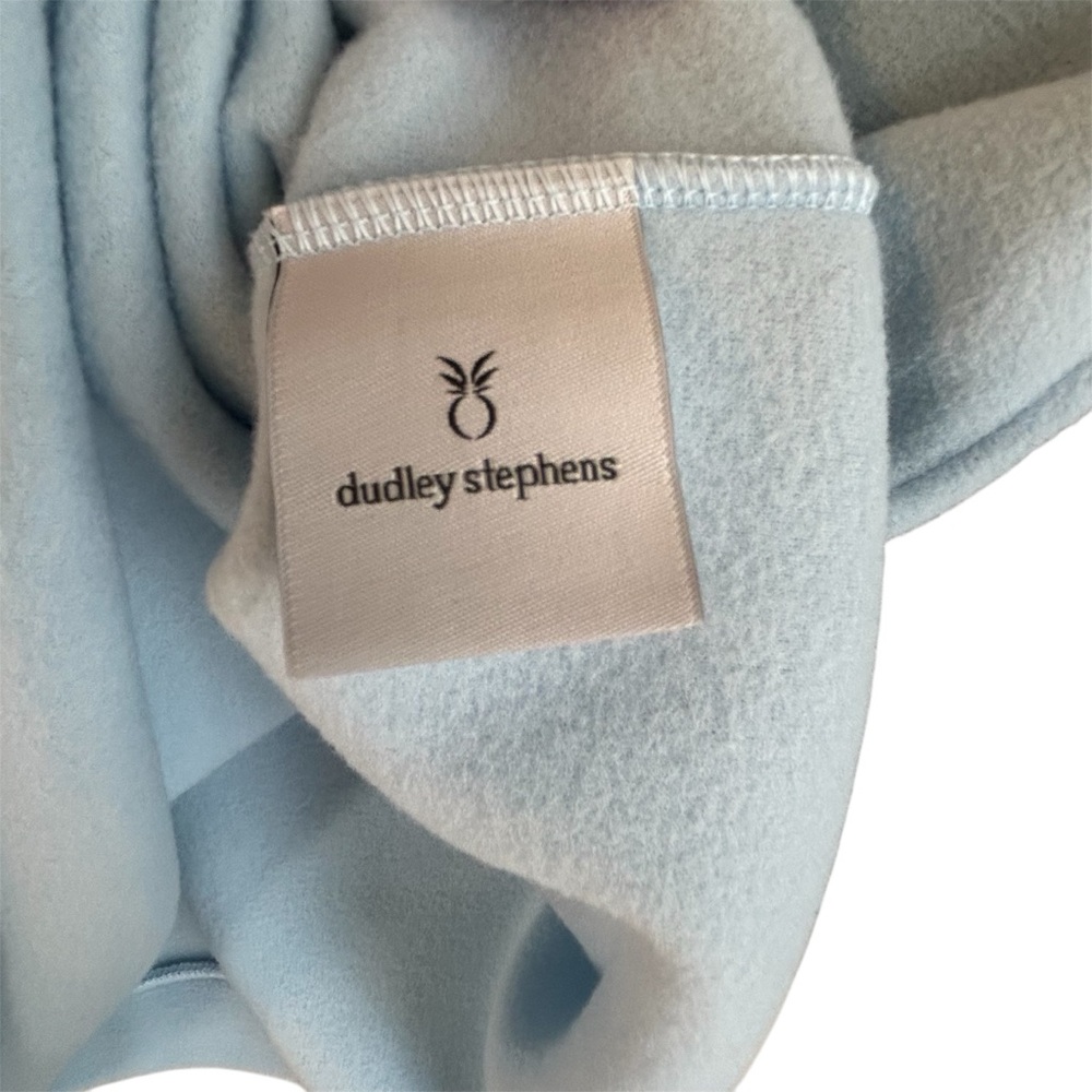 Dudley Stephens Ice Blue Park Slope Terry Fleece Pull Over Turtleneck Size XL - Picture 9 of 10